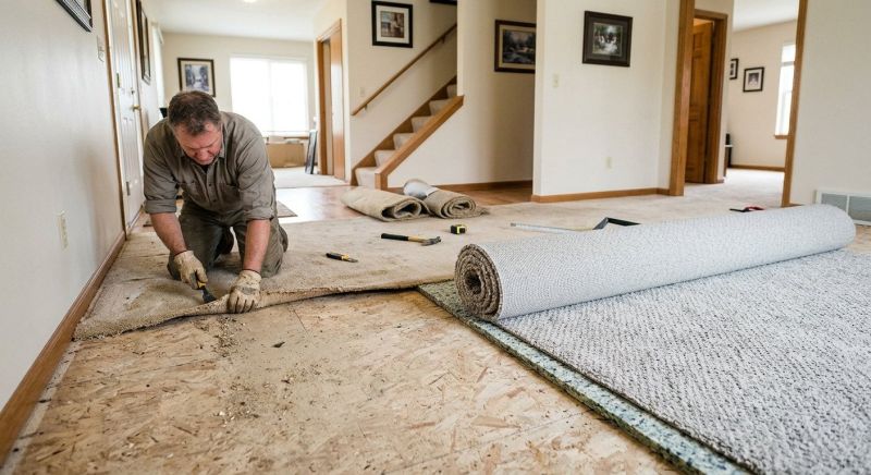 Bedroom Carpet Replacement in Hunterdon County, NJ