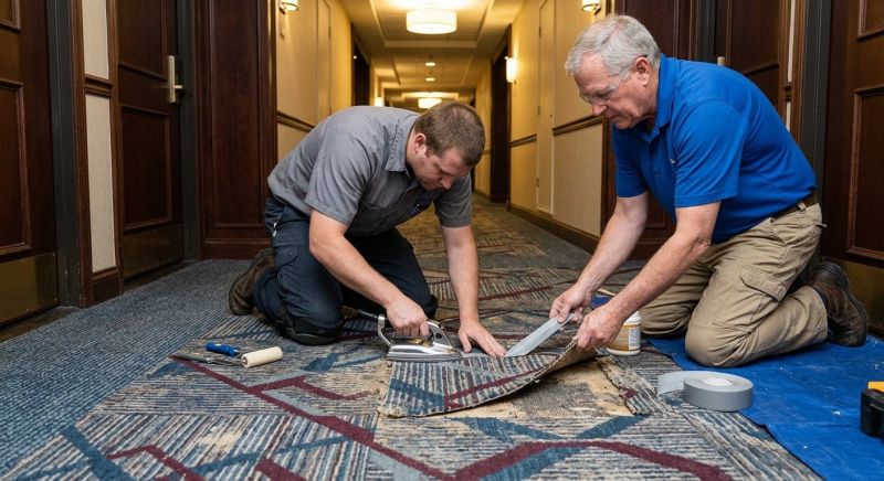 Stair Carpet Repair in Overland Park, KS